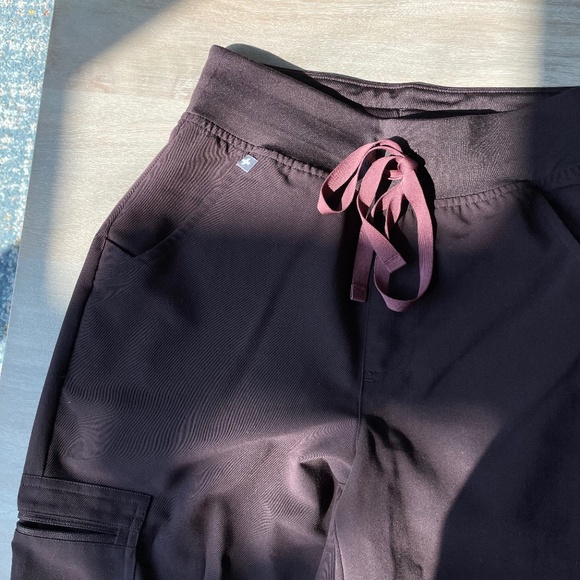 Figs Women's Pants in Dark Purple - Picture 1 of 4